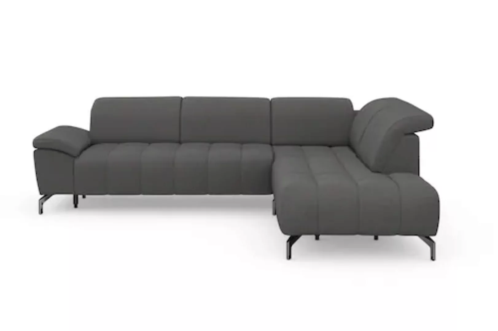 sit&more Ecksofa "Cool L-Form", wahlweise mit Kopfteilverstellung und Vorzi günstig online kaufen