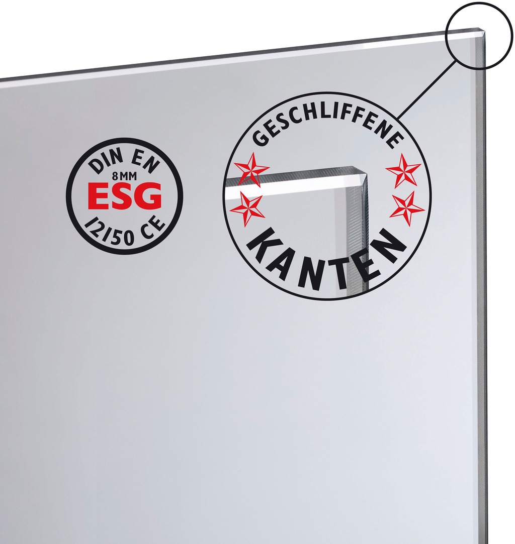 STAKET PRO Zaun, Glaszaun, Gesamtlänge: 3,36 m, 4 Pfosten günstig online kaufen
