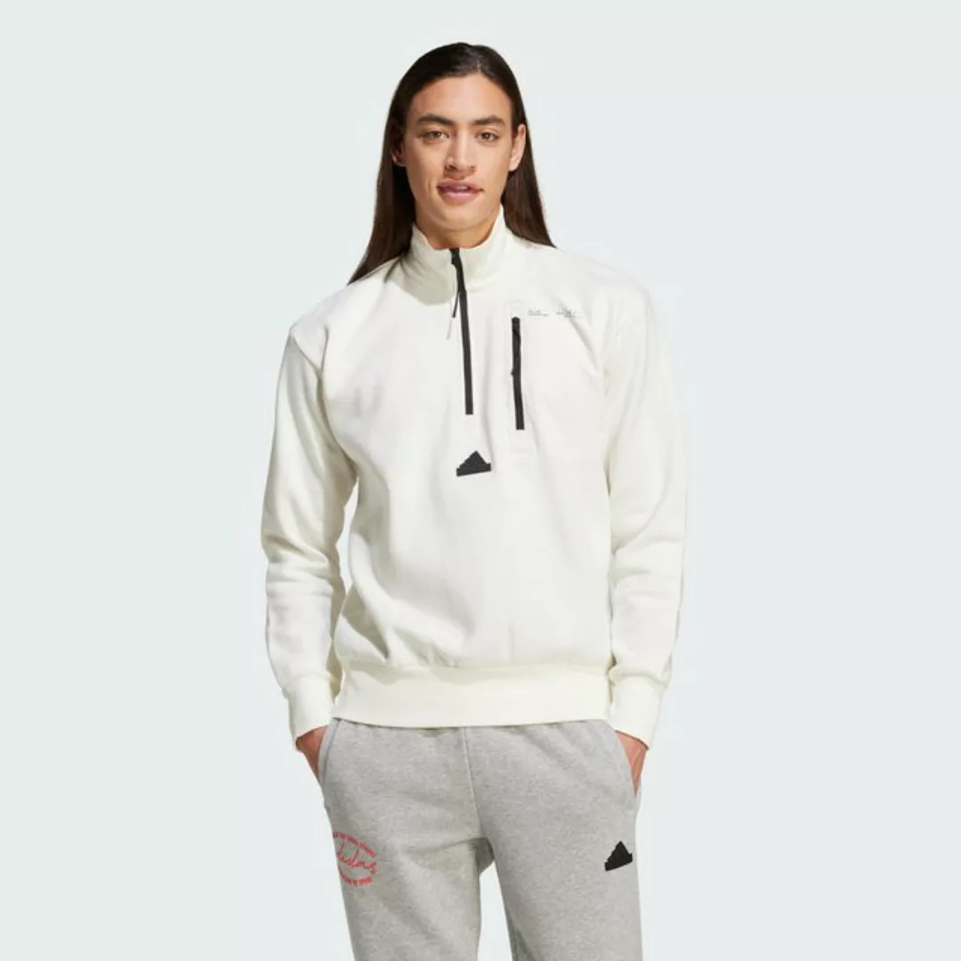 adidas Sportswear Langarmshirt CITY ESCAPE HALF-ZIP SWEATSHIRT günstig online kaufen