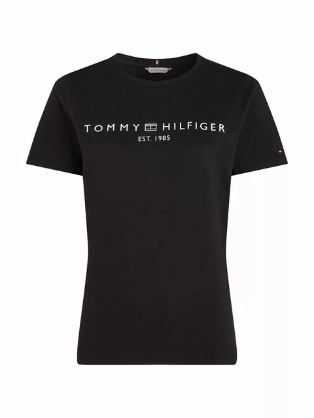 Tommy Hilfiger T-Shirt REG CORP LOGO C-NK SS mit Logoschriftzug günstig online kaufen