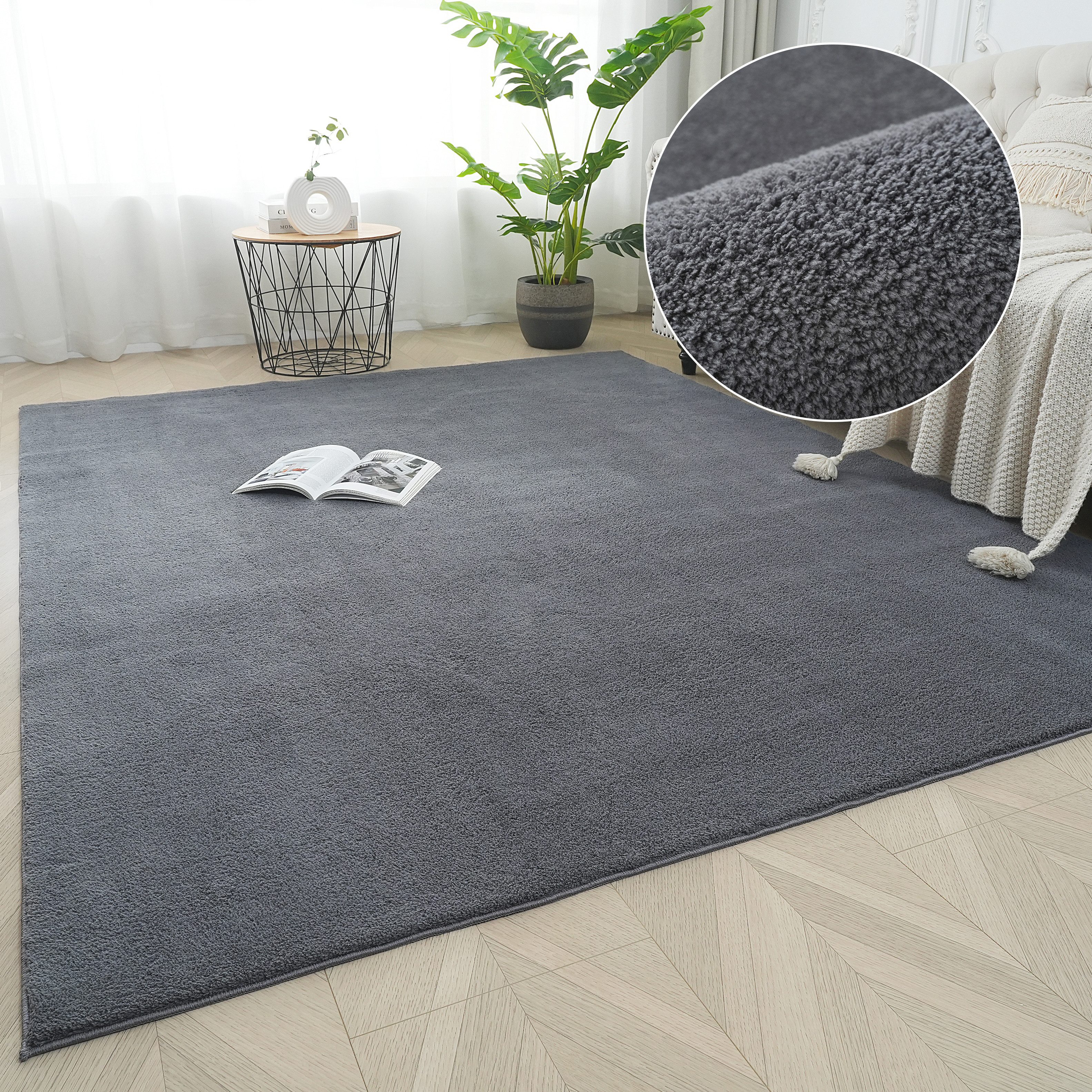my home Teppich Cali 2, kuschelig, günstig online kaufen