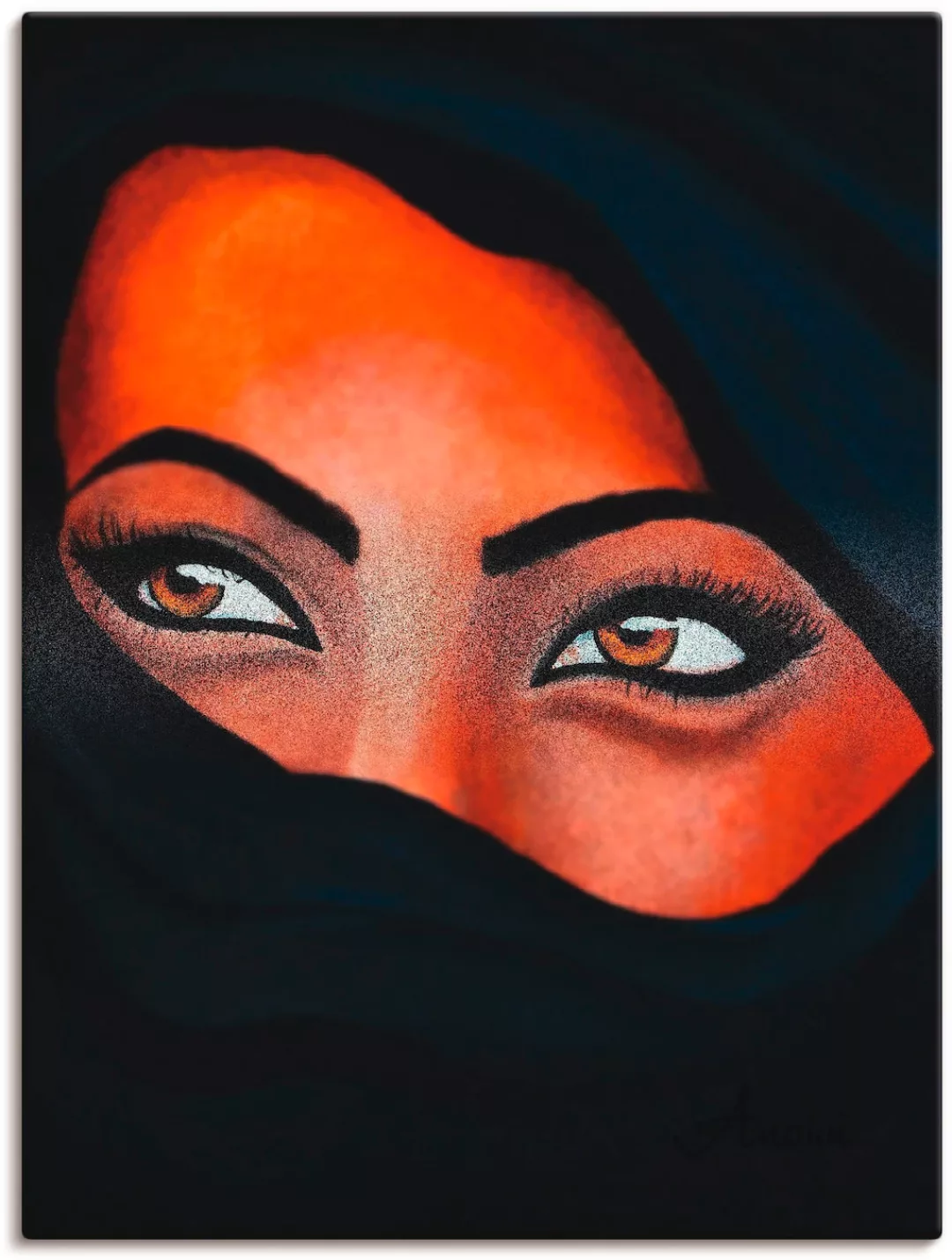 Artland Wandbild »Tuareg - Der Sand auf deiner Haut«, Frau, (1 St.) günstig online kaufen