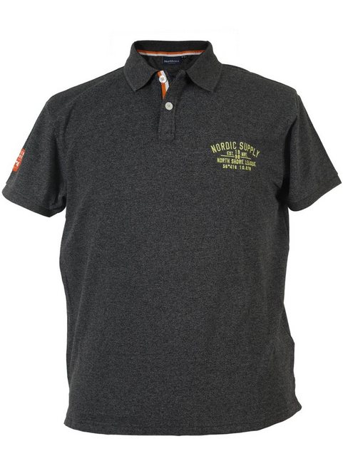 north 56 4 Poloshirt Grau- meliertes Poloshirt von North 56°4 günstig online kaufen