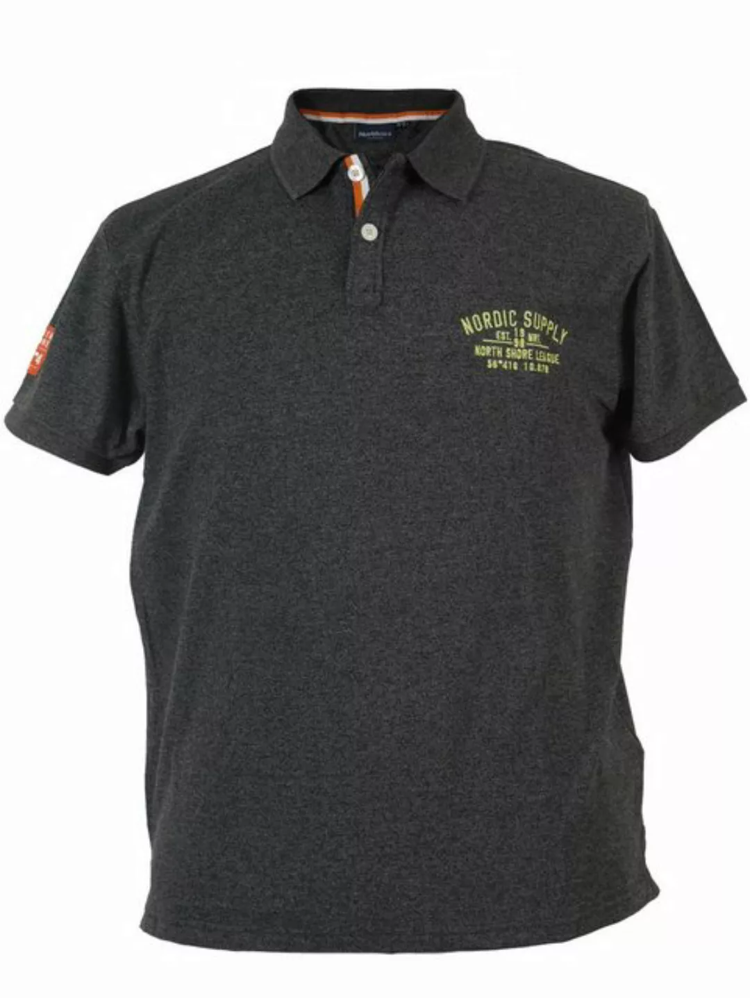 north 56 4 Poloshirt Grau- meliertes Poloshirt von North 56°4 günstig online kaufen