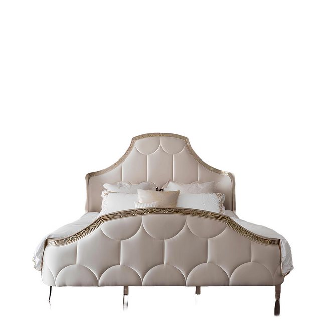 Xlmoebel Bett Doppelbett aus luxuriösem Holz im Landhausstil, klassisches ( günstig online kaufen