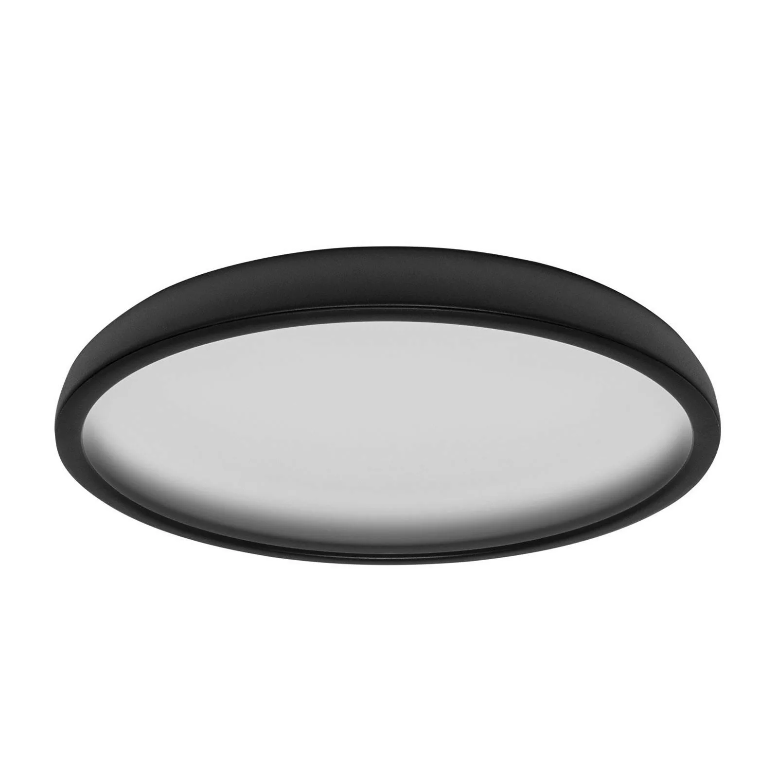 LED-Deckenleuchte Reflexio, Ø 46cm, schwarz günstig online kaufen