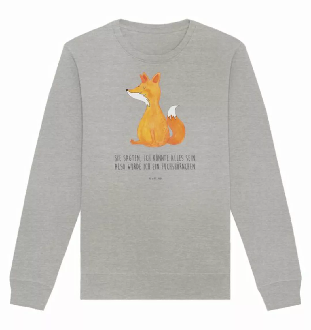 Mr. & Mrs. Panda Longpullover Einhorn Fuchs Größe XL - Heather Grey - Gesch günstig online kaufen