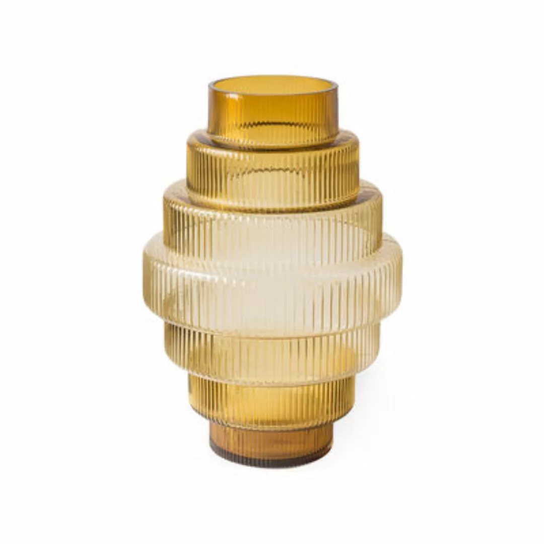pols potten - Steps Vase L - bernstein/H x Ø 50x35cm günstig online kaufen
