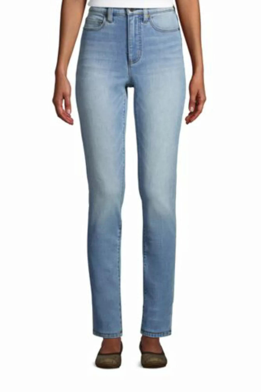 Shaping Jeans Straight Fit High Waist in Petite-Größe, Damen, Größe: 34 28 günstig online kaufen