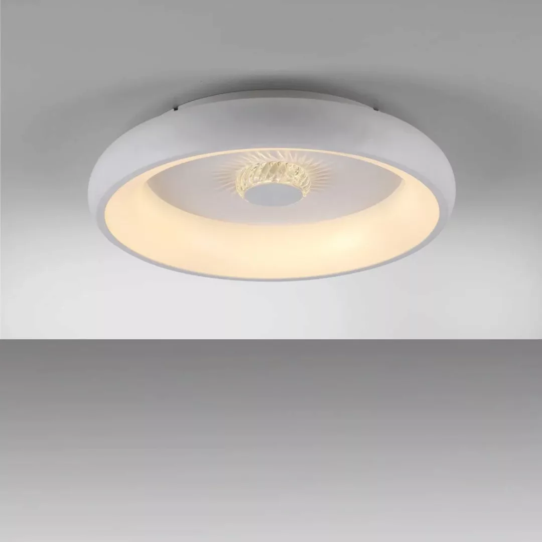 LED-Deckenleuchte Vertigo, CCT, Ø 46,5 cm, schwarz günstig online kaufen