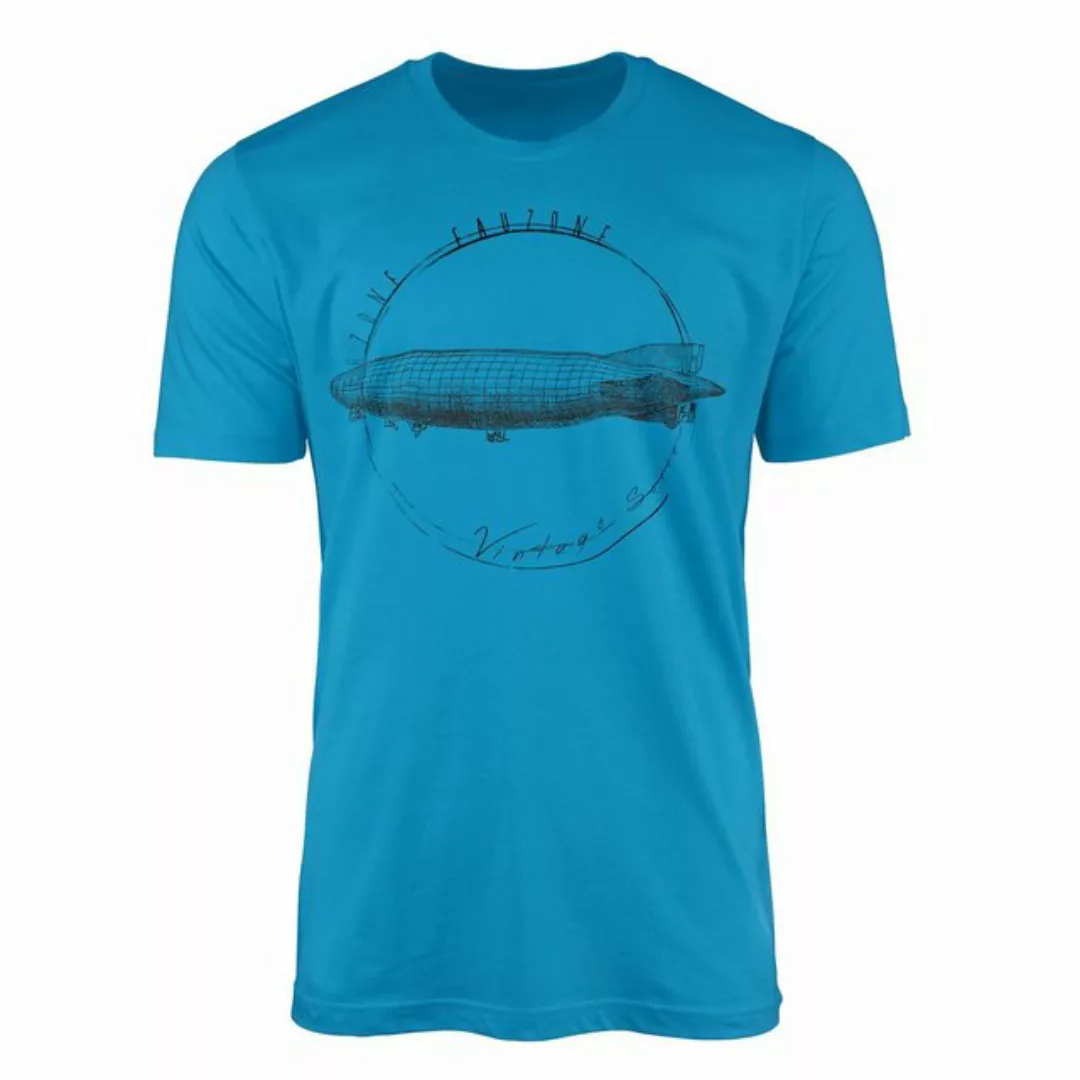 Sinus Art T-Shirt Vintage Herren T-Shirt Zeppelin günstig online kaufen