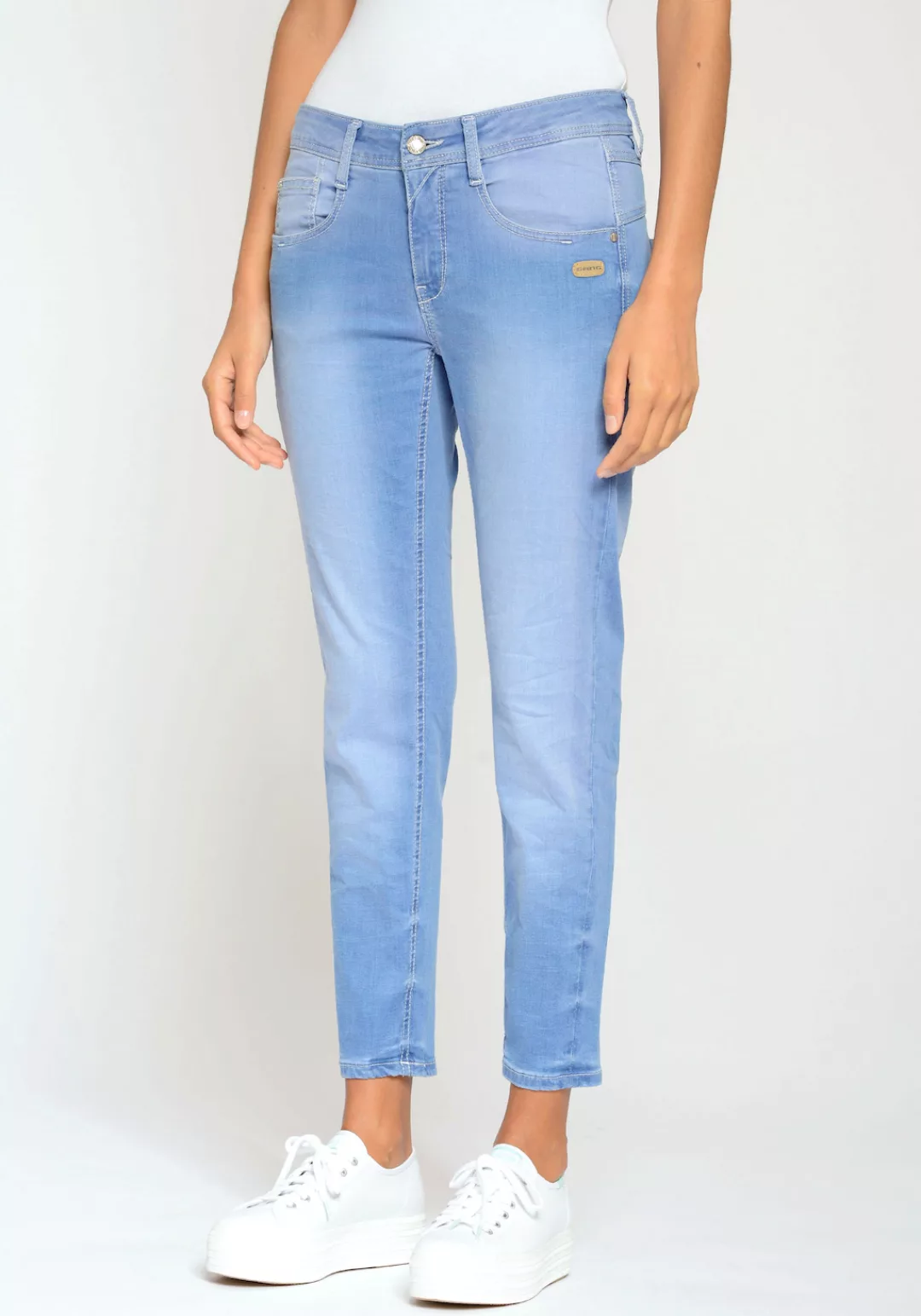 GANG Relax-fit-Jeans 94AMELIE CROPPED mit doppelter Passe und doppelter, re günstig online kaufen