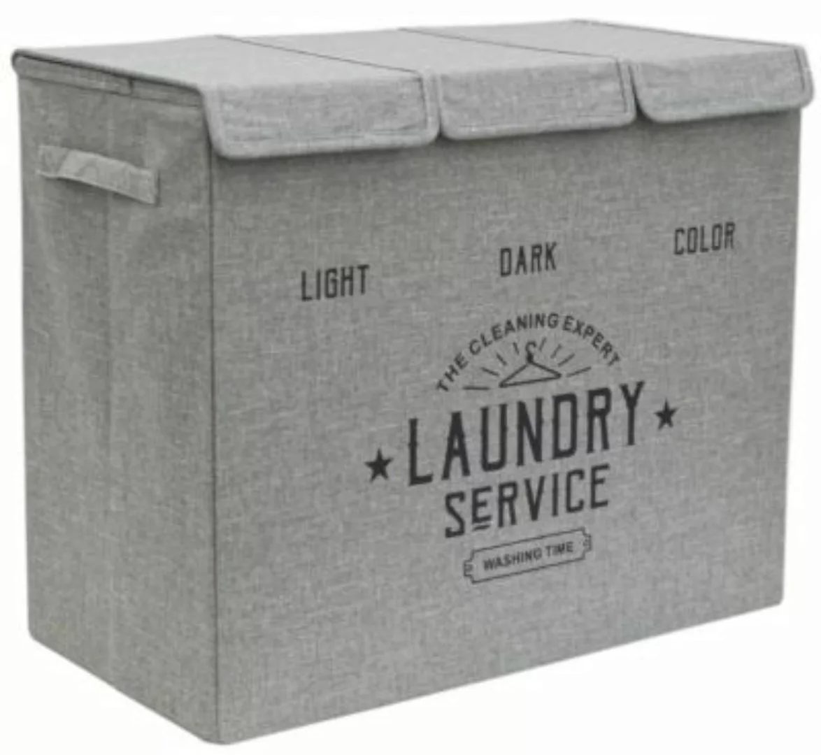 Dune Design® Wäschekorb Laundry 60x30x50cm Hellgrau günstig online kaufen