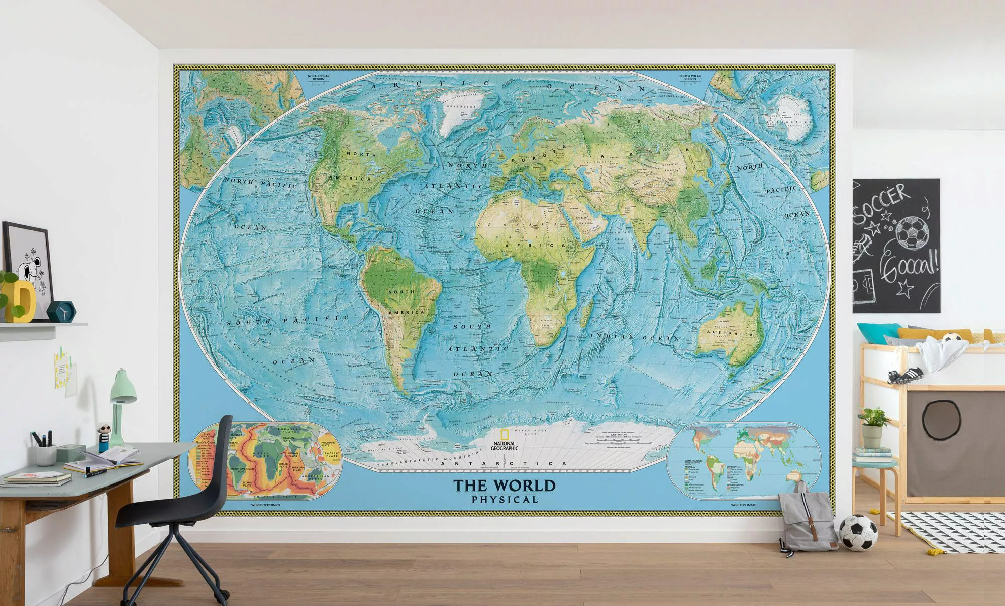 KOMAR Vlies Fototapete - The World Physical - Größe 400 x 280 cm mehrfarbig günstig online kaufen