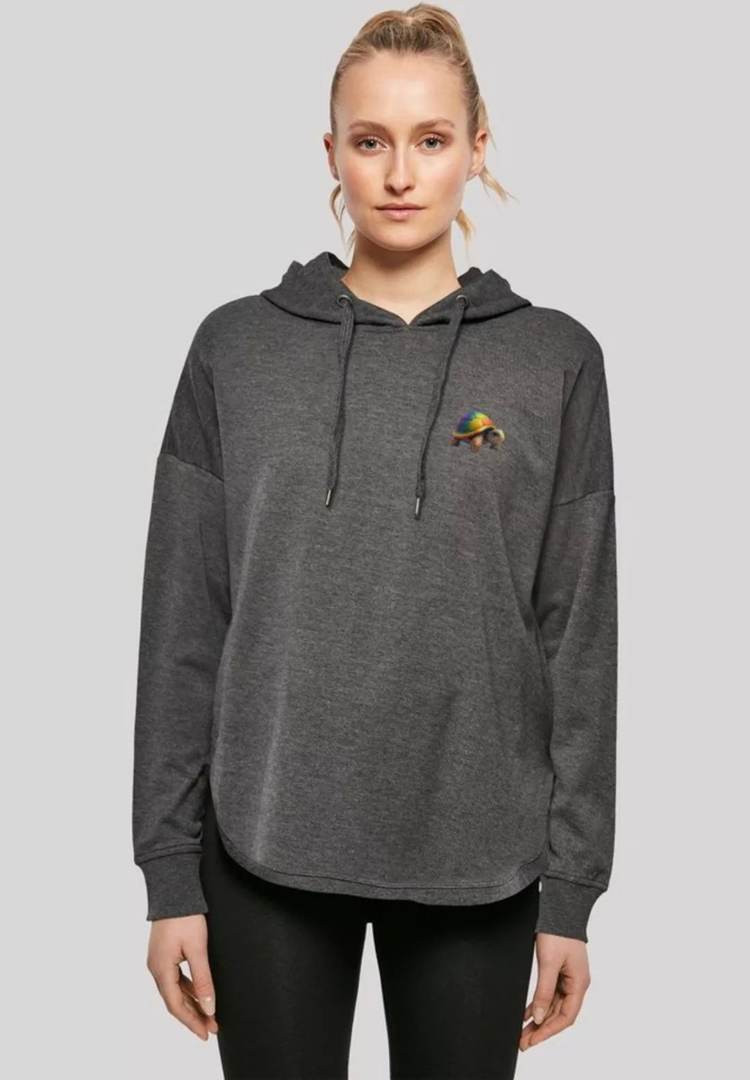 F4NT4STIC Kapuzenpullover "Rainbow Turtle OVERSIZE HOODIE", Print günstig online kaufen