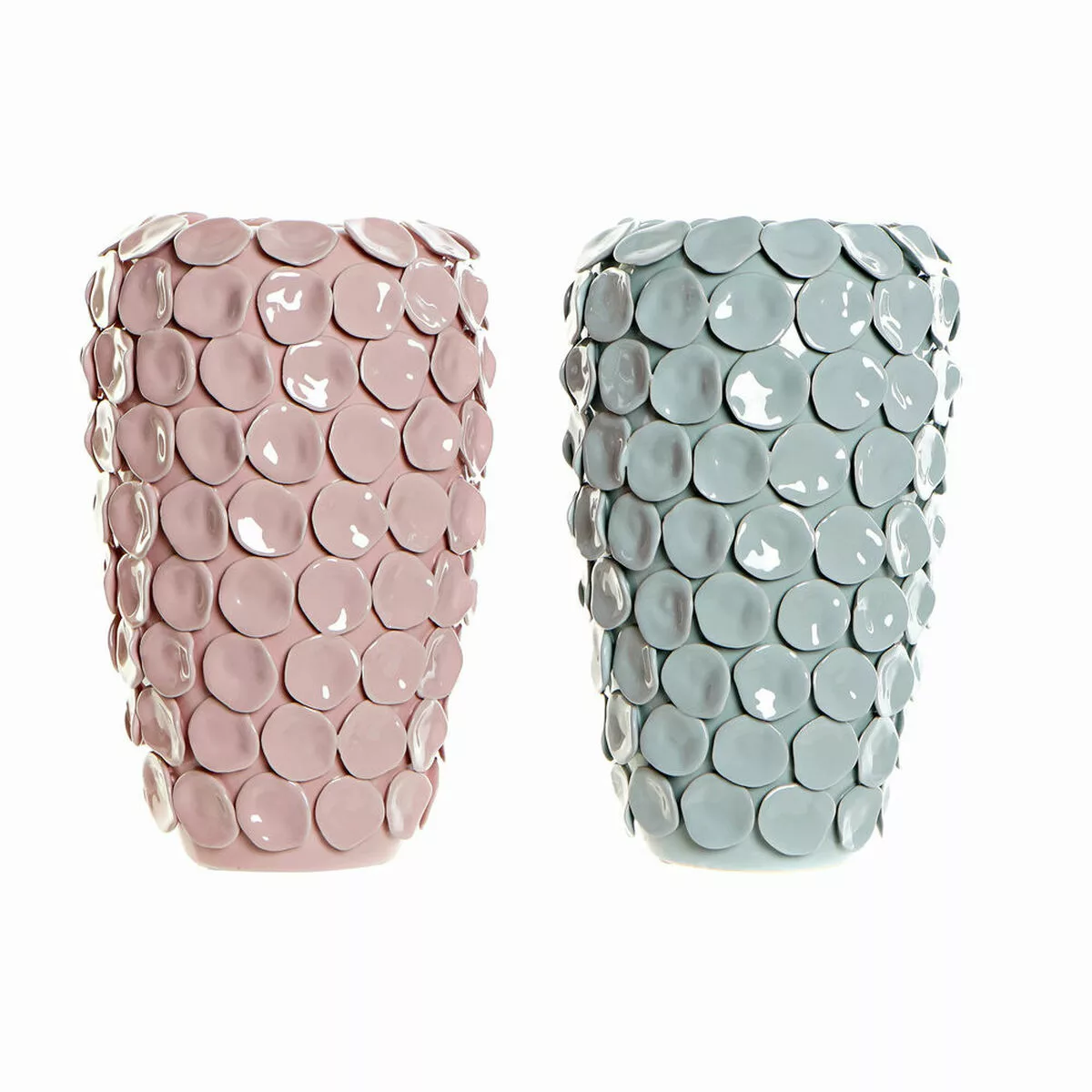 Vase Dkd Home Decor Rosa Türkis Steingut Moderne (20 X 20 X 30.5 Cm) (2 Pcs günstig online kaufen