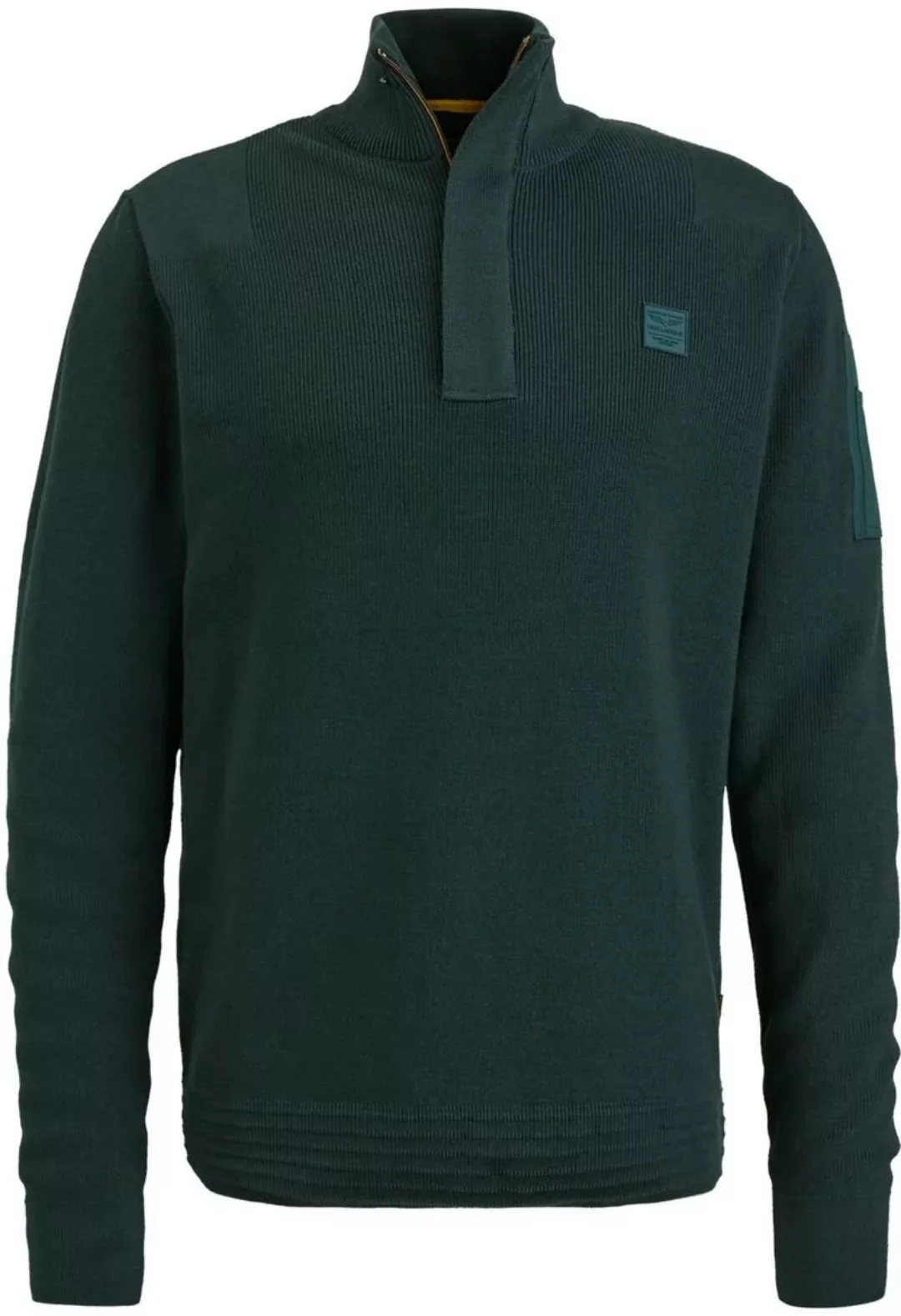 PME Legend Half Zip Pullover Dunkelgrün - Größe XL günstig online kaufen
