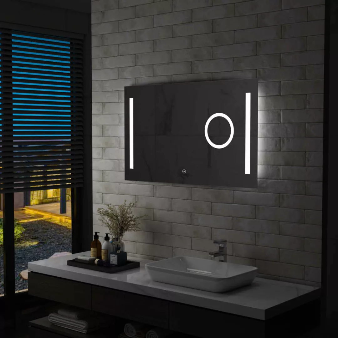 Badezimmer-wandspiegel Mit Led Und Touch-sensor 100 X 60 Cm günstig online kaufen