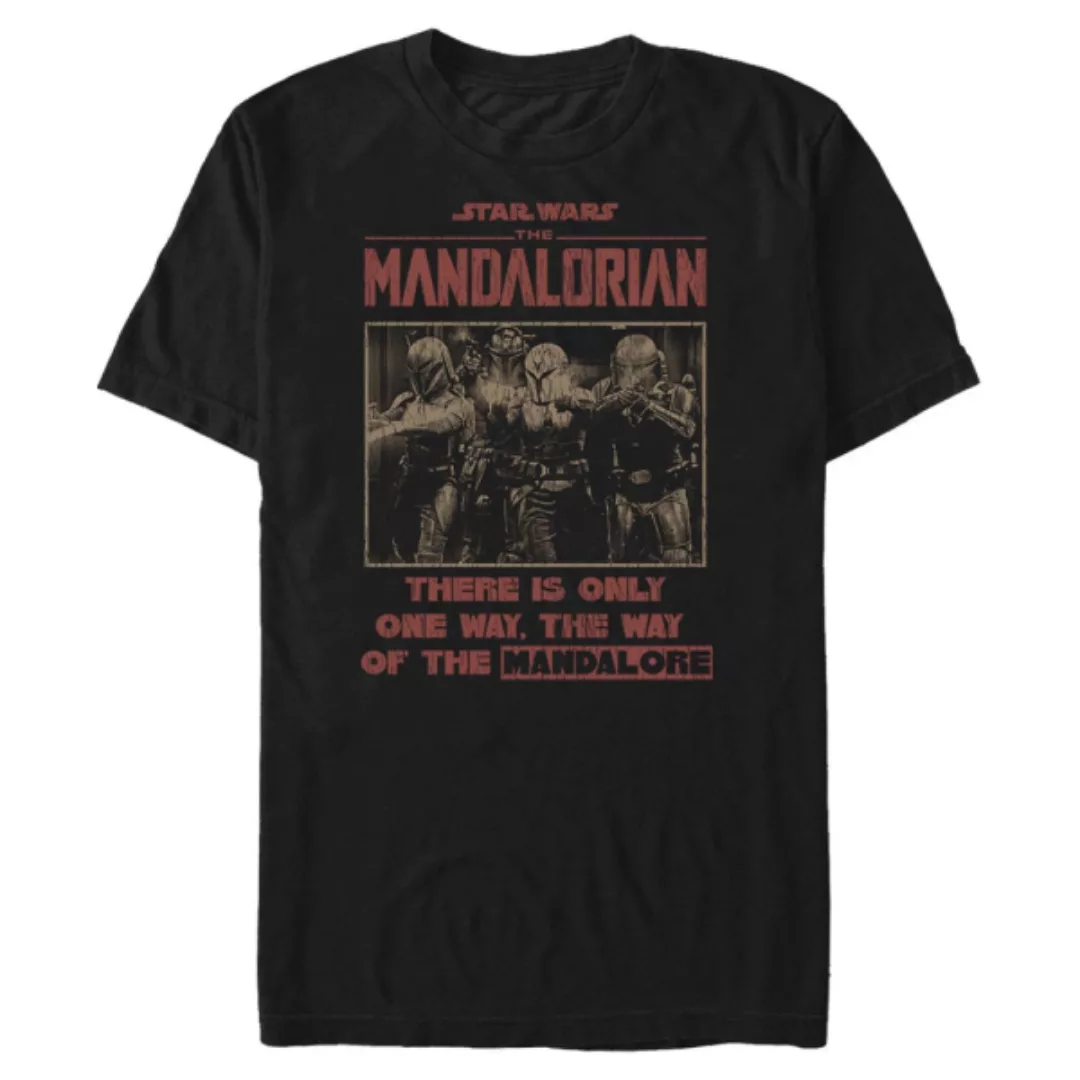 Star Wars - The Mandalorian - Gruppe Mando Blastin - Männer T-Shirt günstig online kaufen