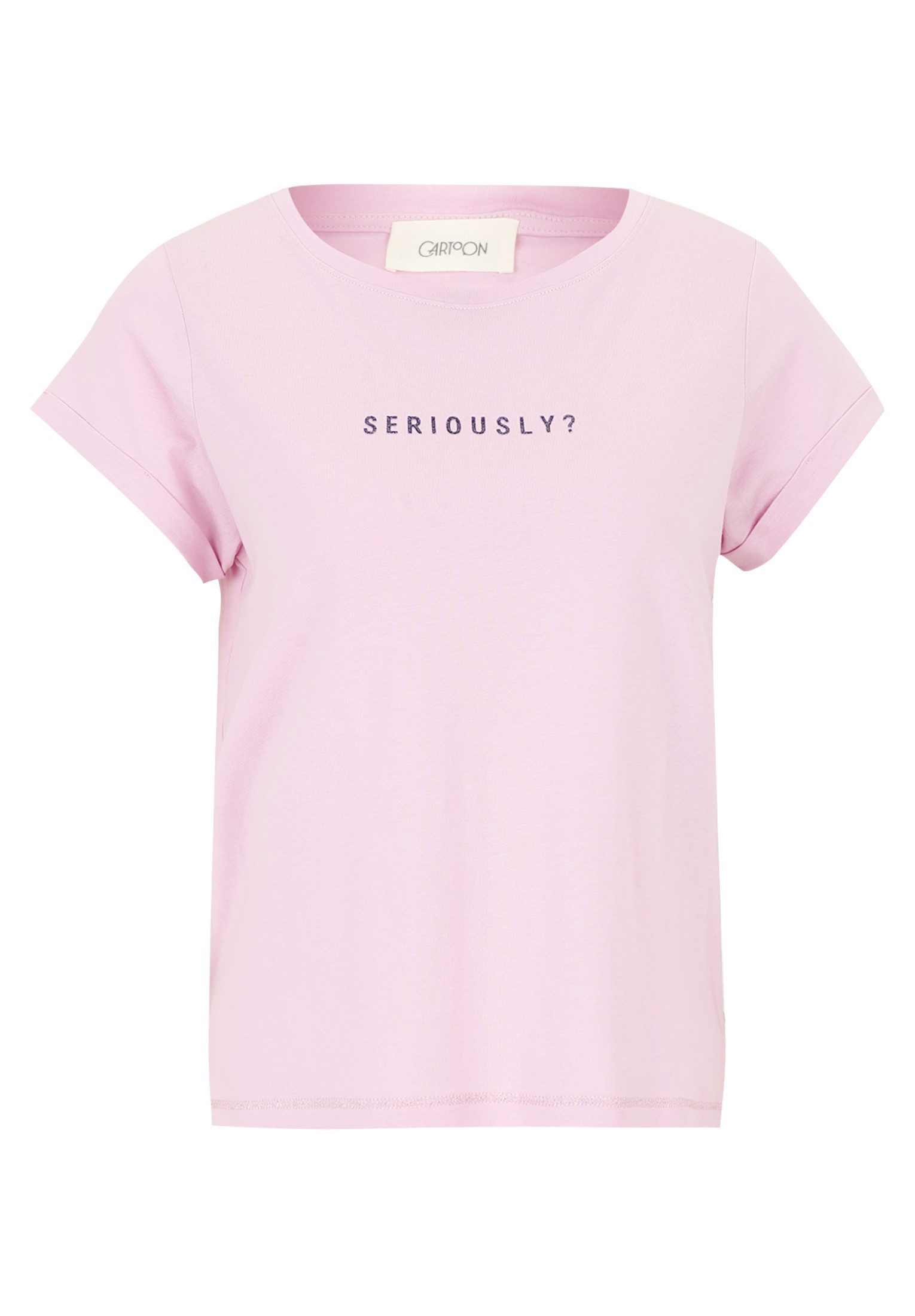 Cartoon Kurzarmshirt Cartoon Printshirt mit Rundhalsausschnitt günstig online kaufen