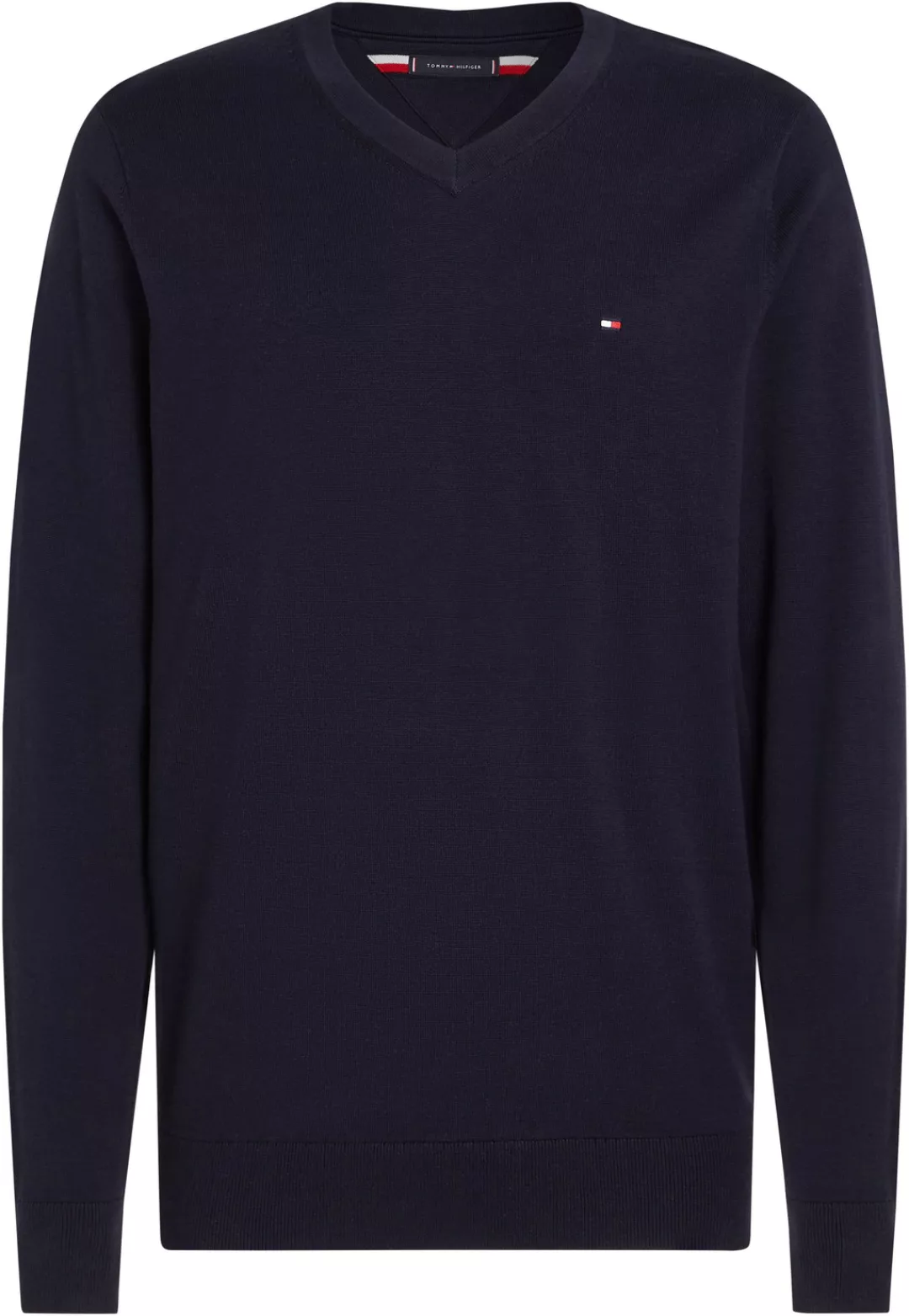 Tommy Hilfiger Big & Tall V-Ausschnitt-Pullover "BT-WCC ESSENTIAL V NECK-B" günstig online kaufen