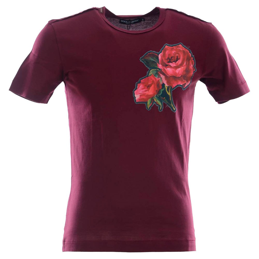 Dolce & Gabbana 738328 Kurzarm Rundhalsausschnitt T-shirt 58 Maroon günstig online kaufen
