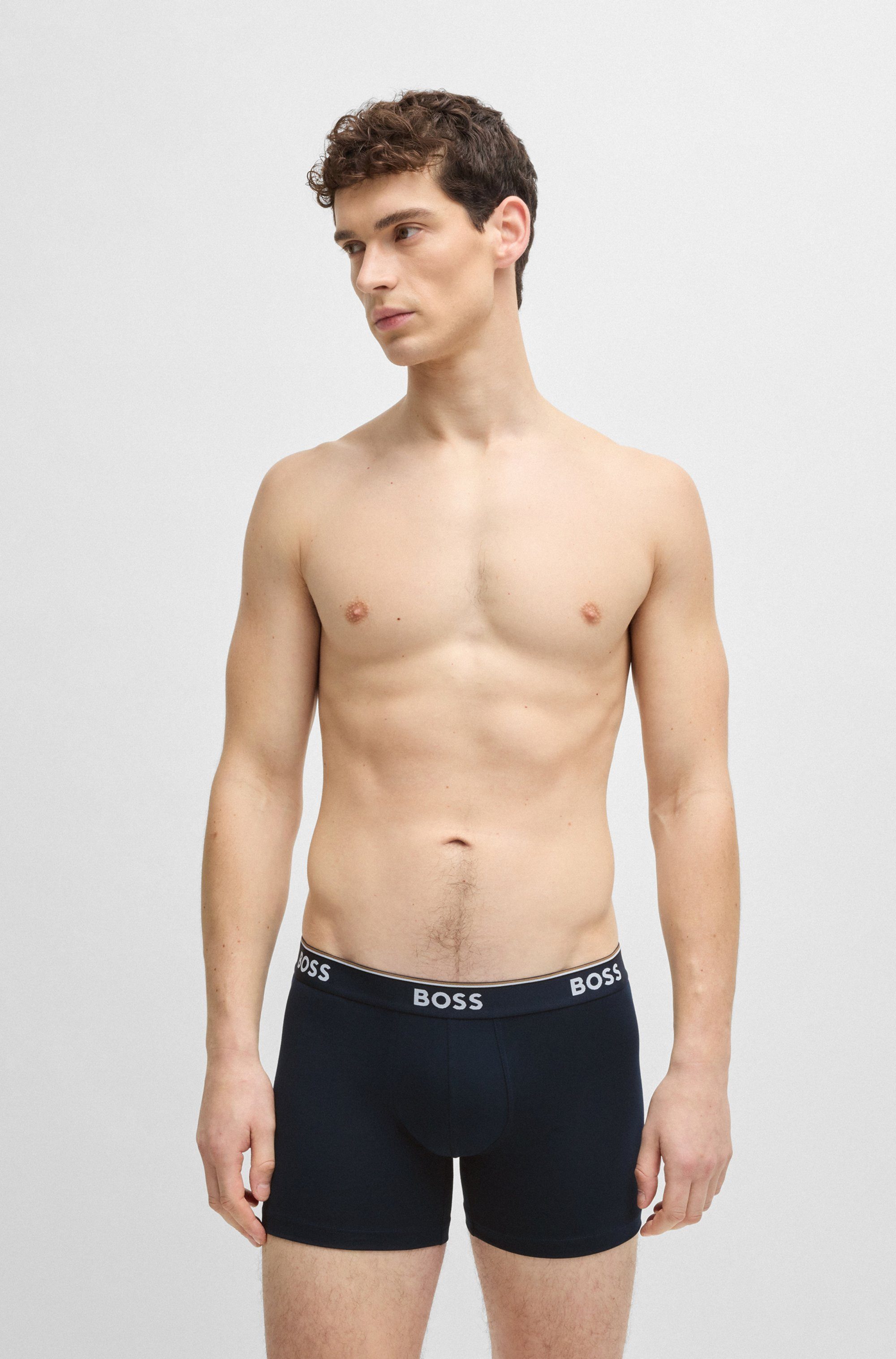 BOSS Langer Boxer Brief 3 PACK günstig online kaufen