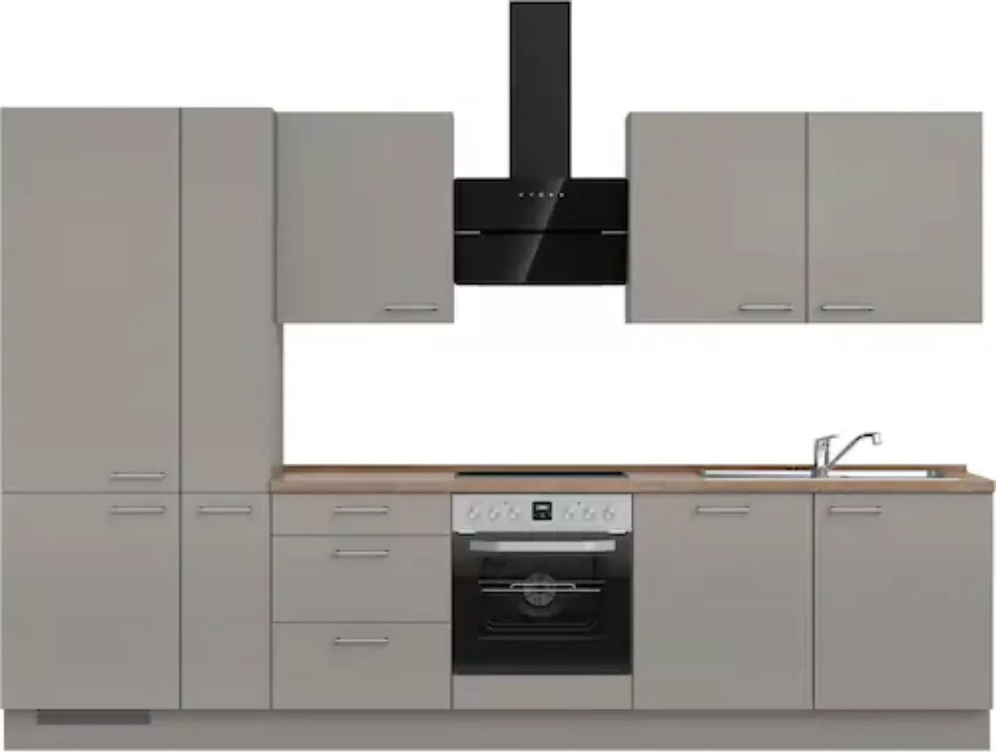 nobilia Küchenzeile ""Laser II"", vormontiert, Ausrichtung wählbar, Breite günstig online kaufen