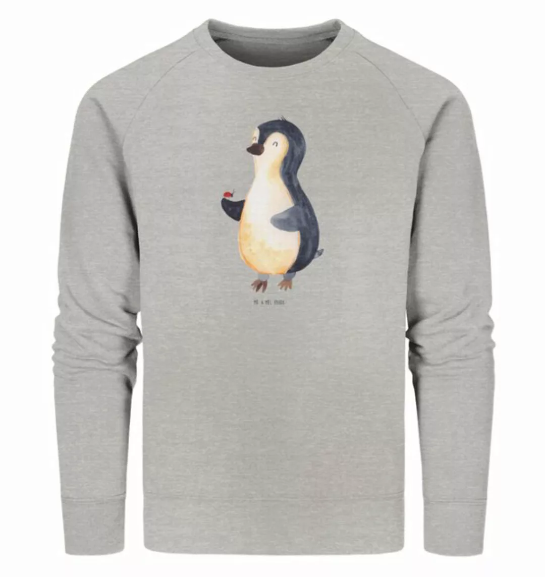 Mr. & Mrs. Panda Longpullover Größe XXL Pinguin Marienkäfer - Heather Grey günstig online kaufen