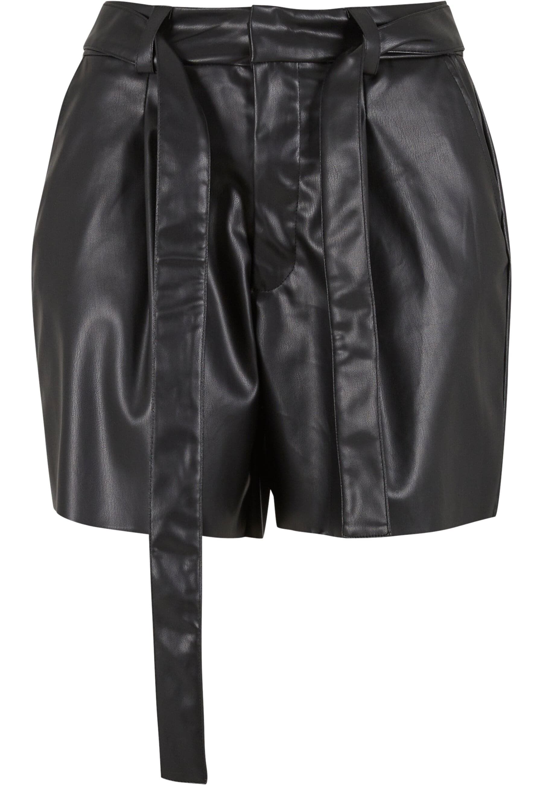 URBAN CLASSICS Shorts "Urban Classics Ladies Synthetic Leather Shorts", (1 günstig online kaufen