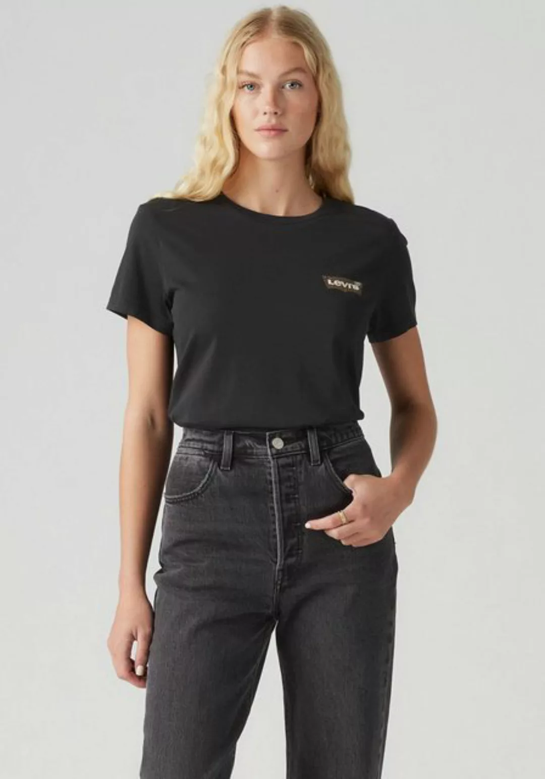 Levi's® T-Shirt THE PERFECT TEE mit floralem Batwing-Logoprint günstig online kaufen