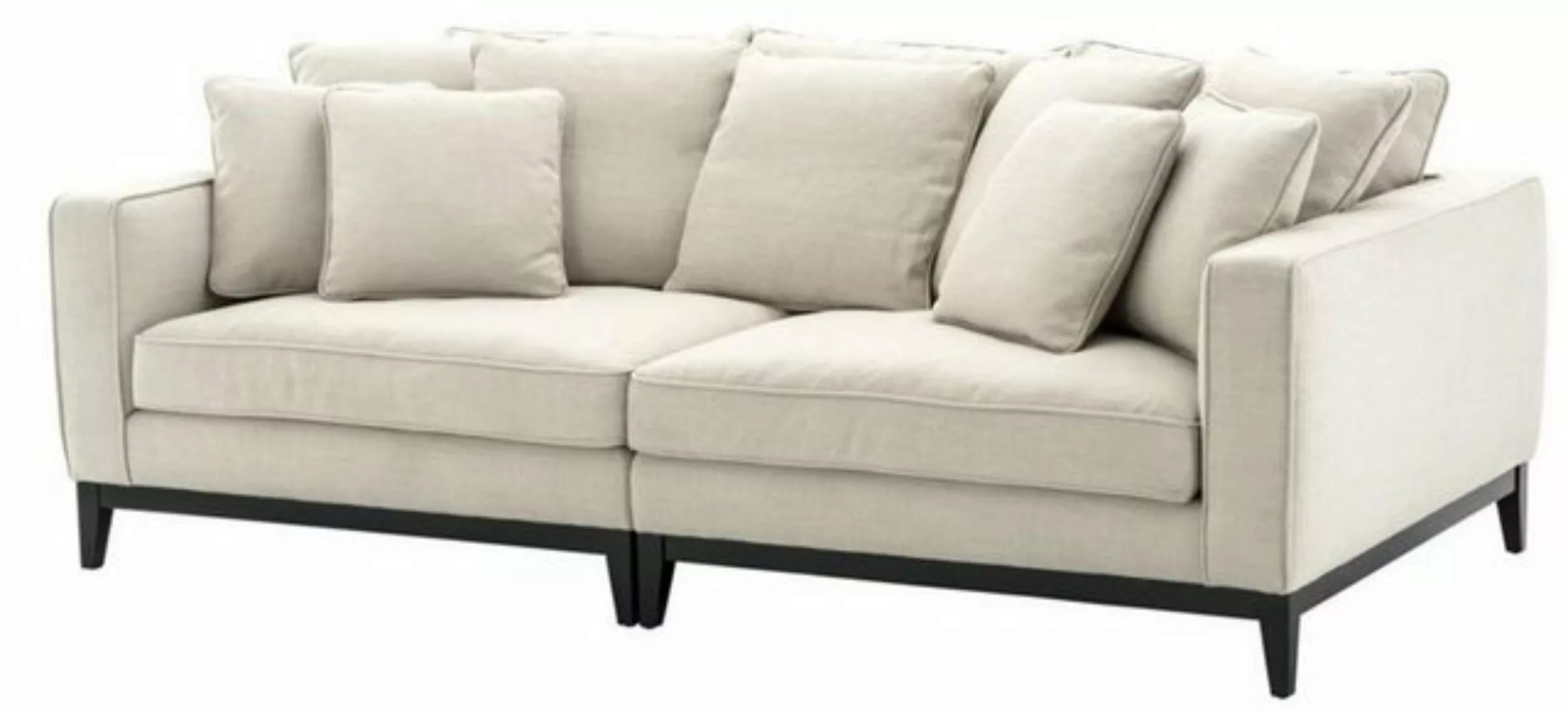 Casa Padrino Sofa Wohnzimmer Sofa Naturfarbig 248 x 127 x H. 94 cm - Luxus günstig online kaufen