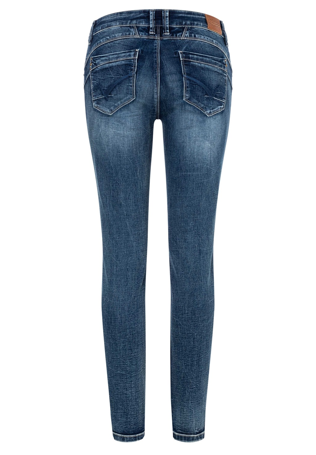 TIMEZONE Damen Jeans SLIM ENAYTZ - Slim Fit - Blau - Muted Blue Wash günstig online kaufen