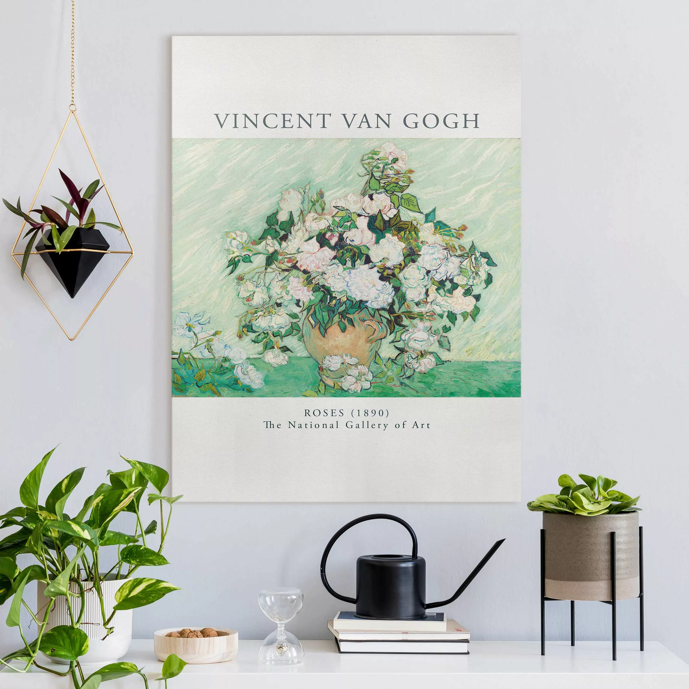 Leinwandbild Van Gogh - Rosen günstig online kaufen