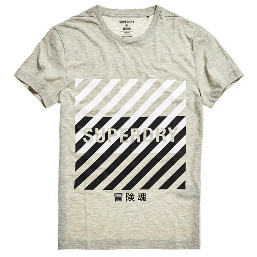 Superdry Training Core Sport Graphic Kurzarm T-shirt S Grey Marl günstig online kaufen
