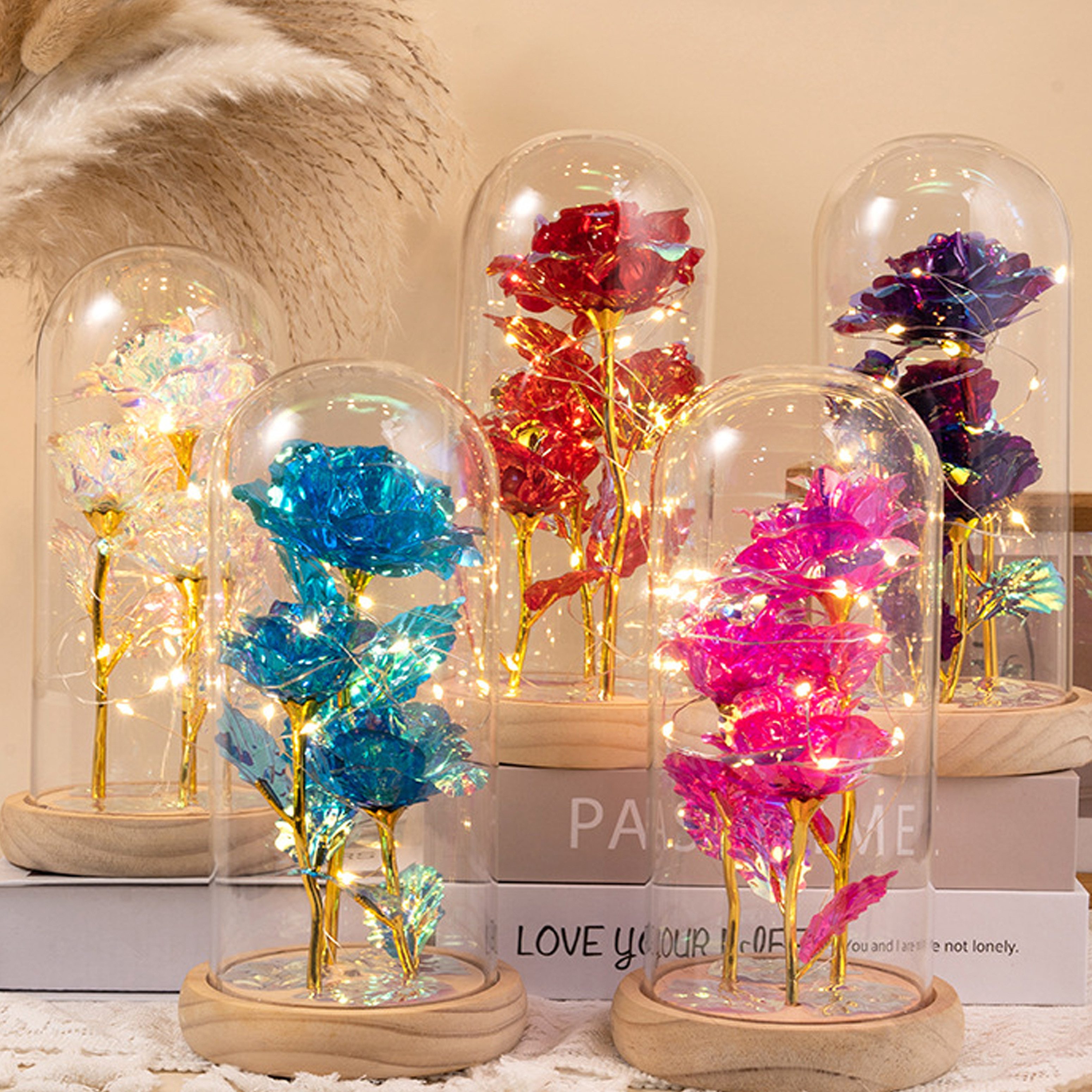 GOLDEN LED Dekofigur Das Biest Rose günstig online kaufen