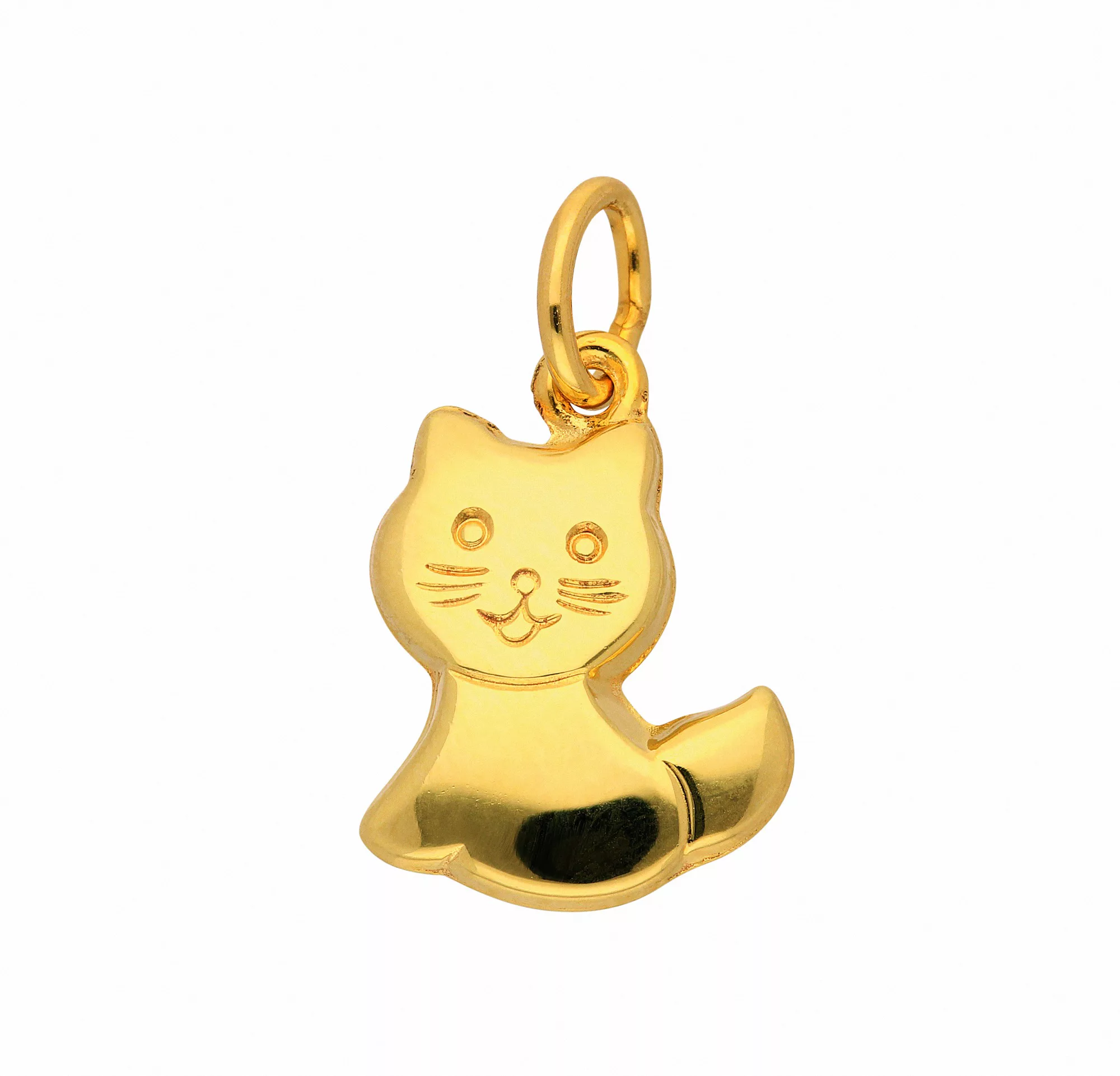 Adelia´s Kette mit Anhänger "333 Gold Anhänger Katze", Schmuckset - Set mit günstig online kaufen