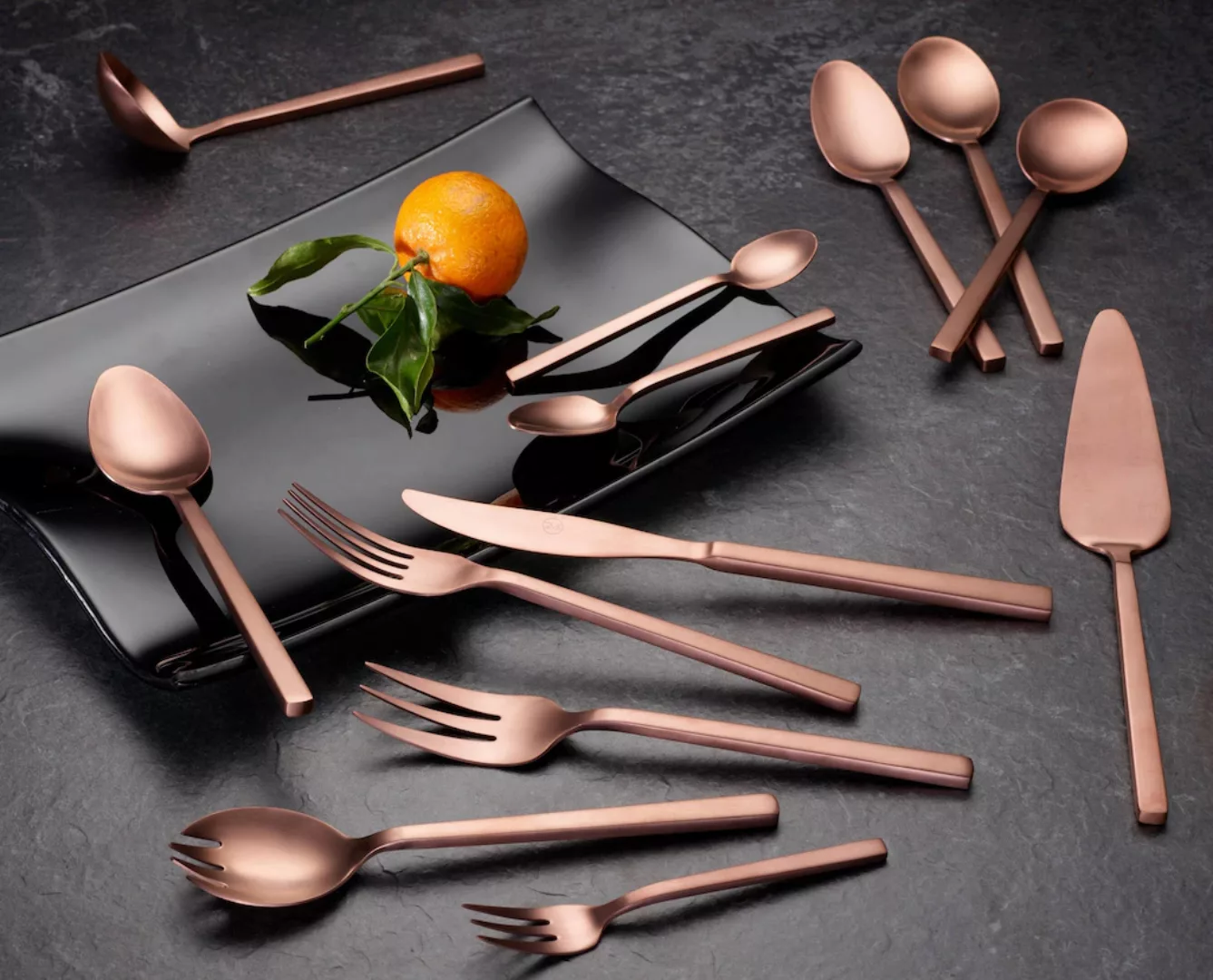 Guido Maria Kretschmer Home&Living Besteck-Set »Bronze Look«, (Set, 68 tlg. günstig online kaufen