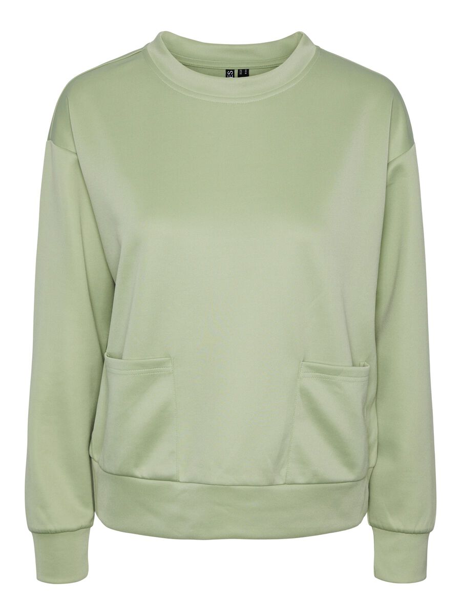 PIECES Pcline Pullover Damen Grün günstig online kaufen