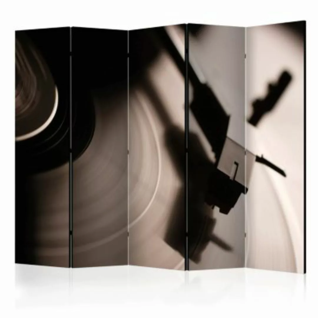 artgeist Paravent Gramophone and vinyl record II [Room Dividers] braun Gr. günstig online kaufen