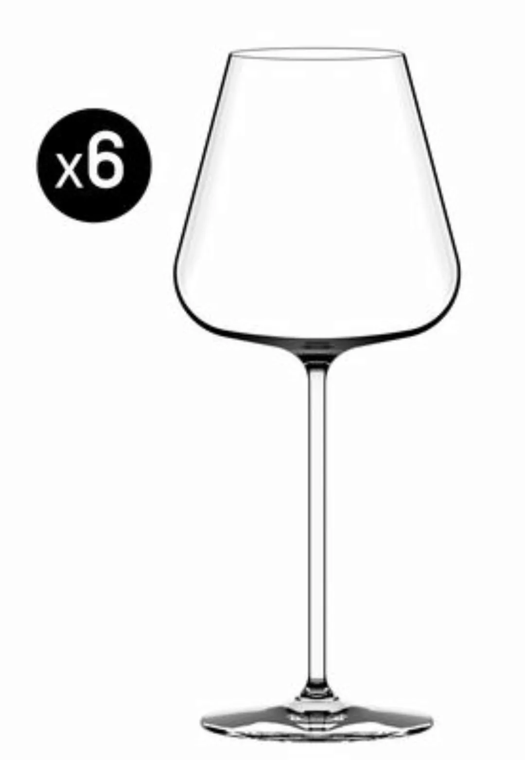 Sektgläser Sparkle glas transparent / 6er-Set - 48 cl - Italesse - Transpar günstig online kaufen