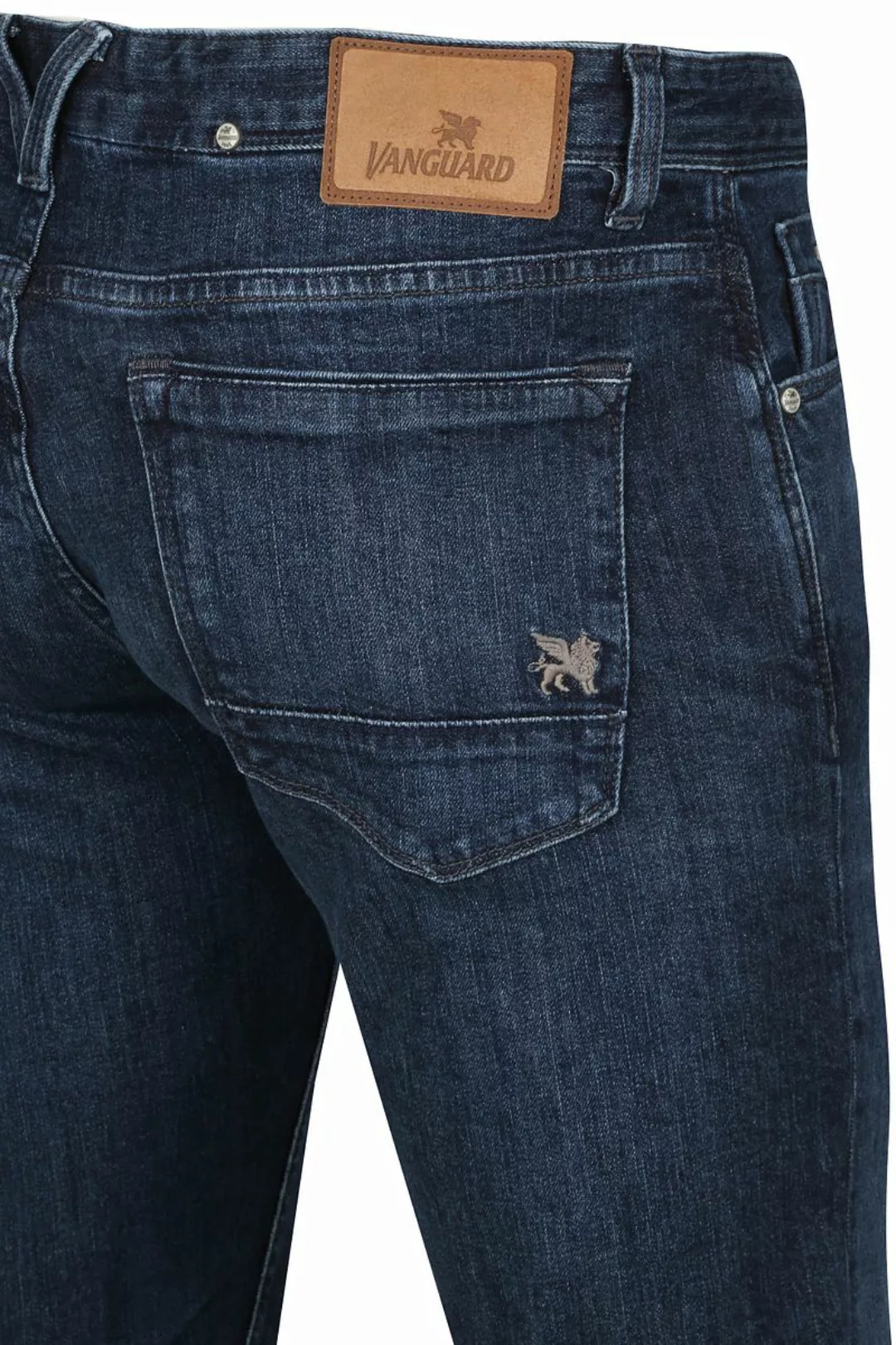 Vanguard Jeans V7 Rider Steel Washed Blau - Größe W 32 - L 36 günstig online kaufen