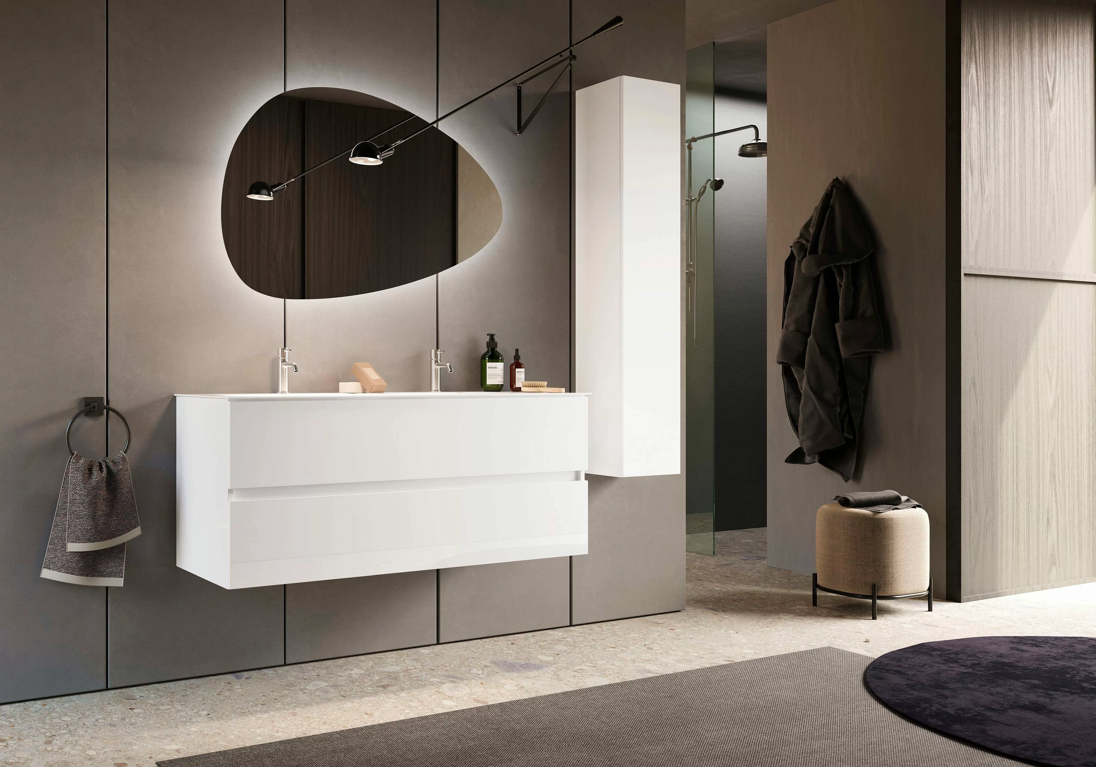 welltime Doppelwaschtisch Start, Breite 120 cm, günstig online kaufen