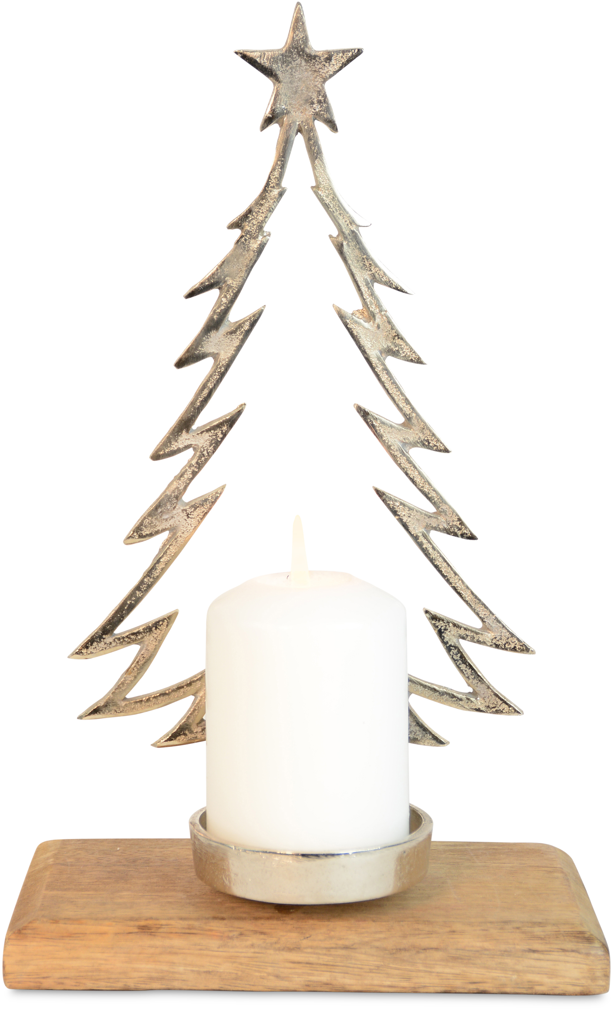 RIFFELMACHER & WEINBERGER Kerzenhalter »Weihnachtsdeko«, (1 St.), Höhe ca. günstig online kaufen