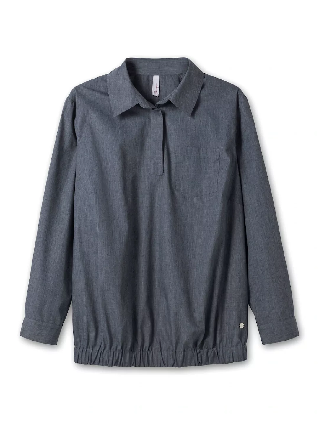 Sheego Tunika "Große Größen", mit Hemdkragen und Knopfleiste günstig online kaufen