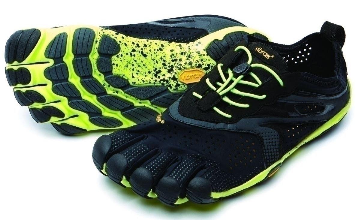 VIBRAM FiveFingers V-Run Men Black/Yellow - günstig online kaufen