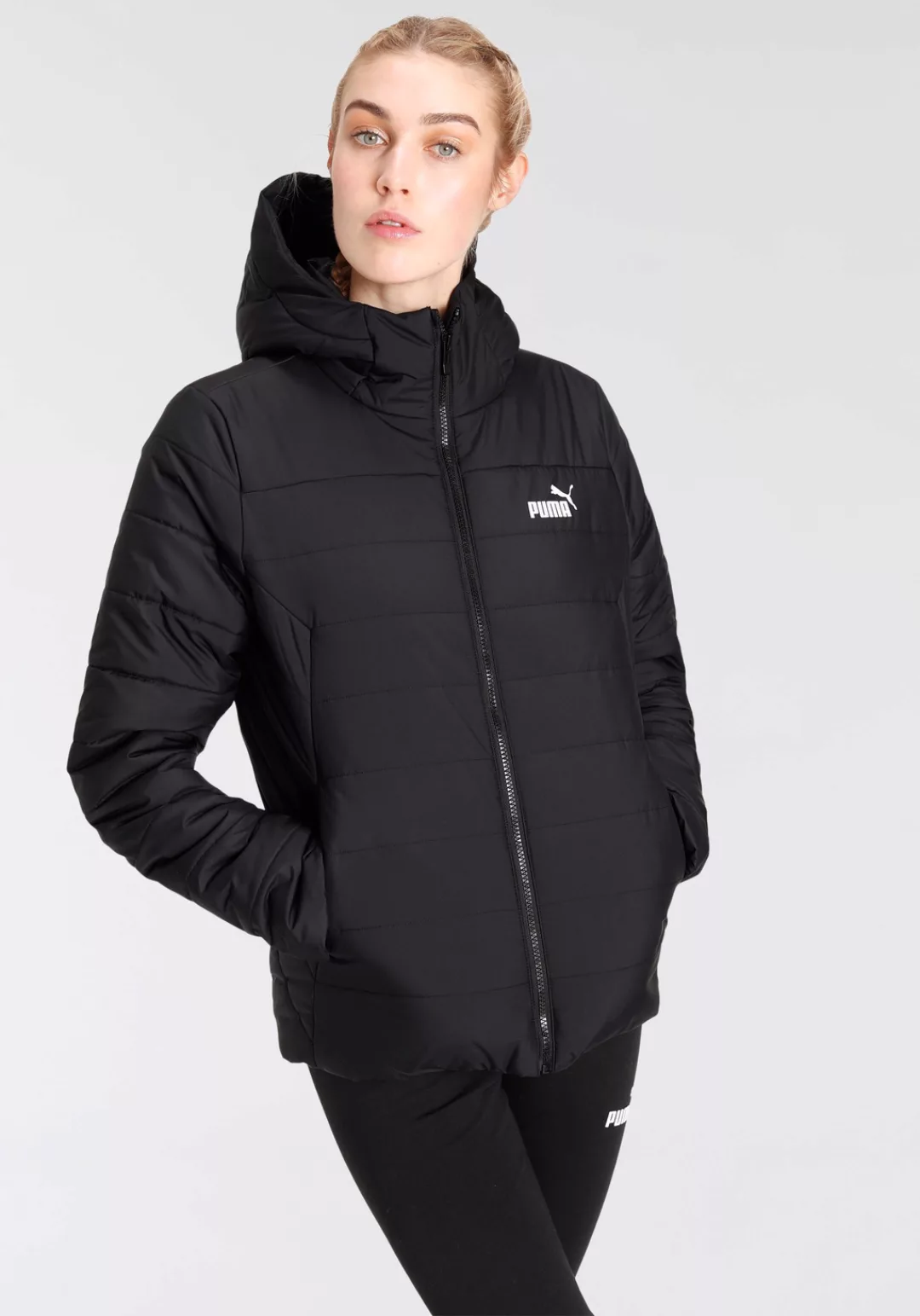 PUMA Winterjacke "ESS HOODED PADDED JACKET", mit Kapuze günstig online kaufen