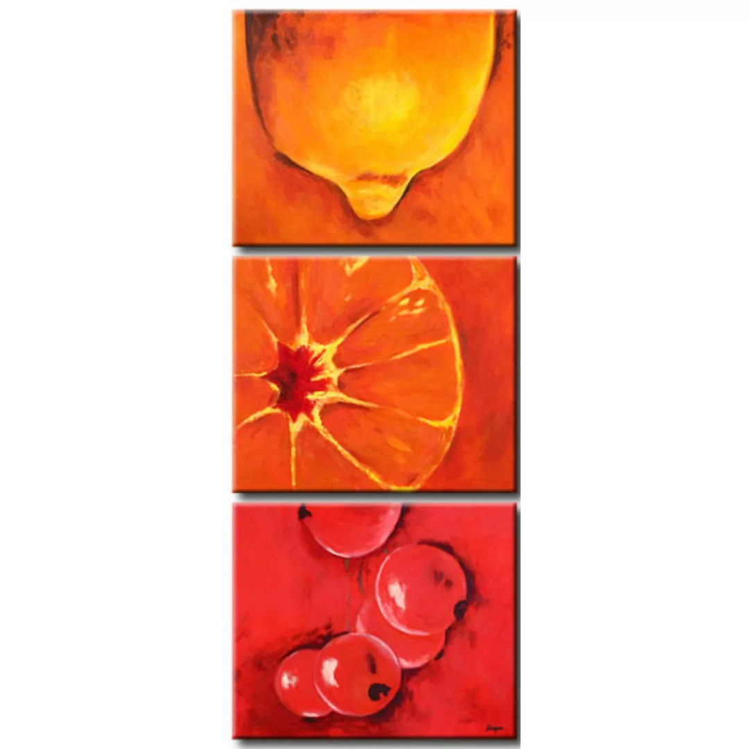 Wandbild Orange und Johannisbeere  XXL günstig online kaufen