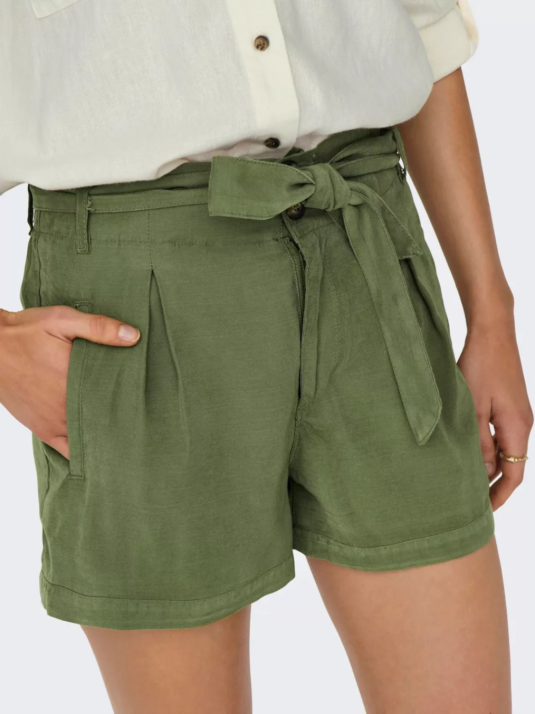 ONLY Shorts ONLARIS LIFE HW BELT SHORTS CC PNT günstig online kaufen