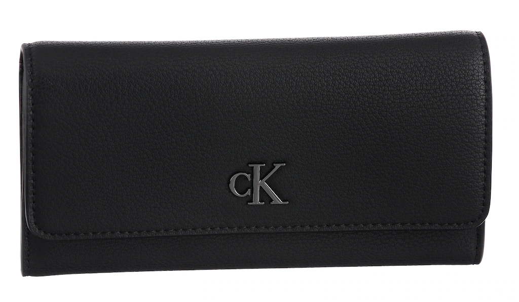 Calvin Klein Jeans Geldbörse "MINIMAL MONOGRAM LONG FOLD SNAP", Geldbörse P günstig online kaufen